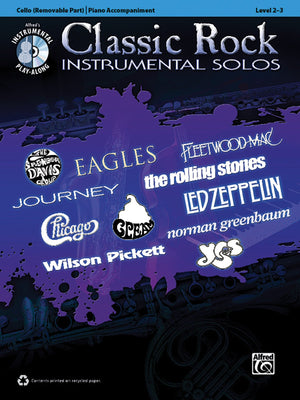 Classic Rock Instrumental Solos For Strings: Cello, Book & Cd (Pop Instrumental Solo Series),Used