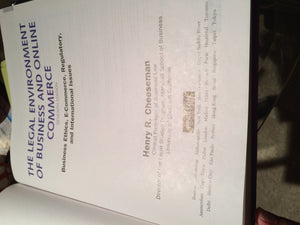 The Legal Environment Of Business And Online Commerce: Business Ethics, Ecommerce, Regulatory, And International Issues-used