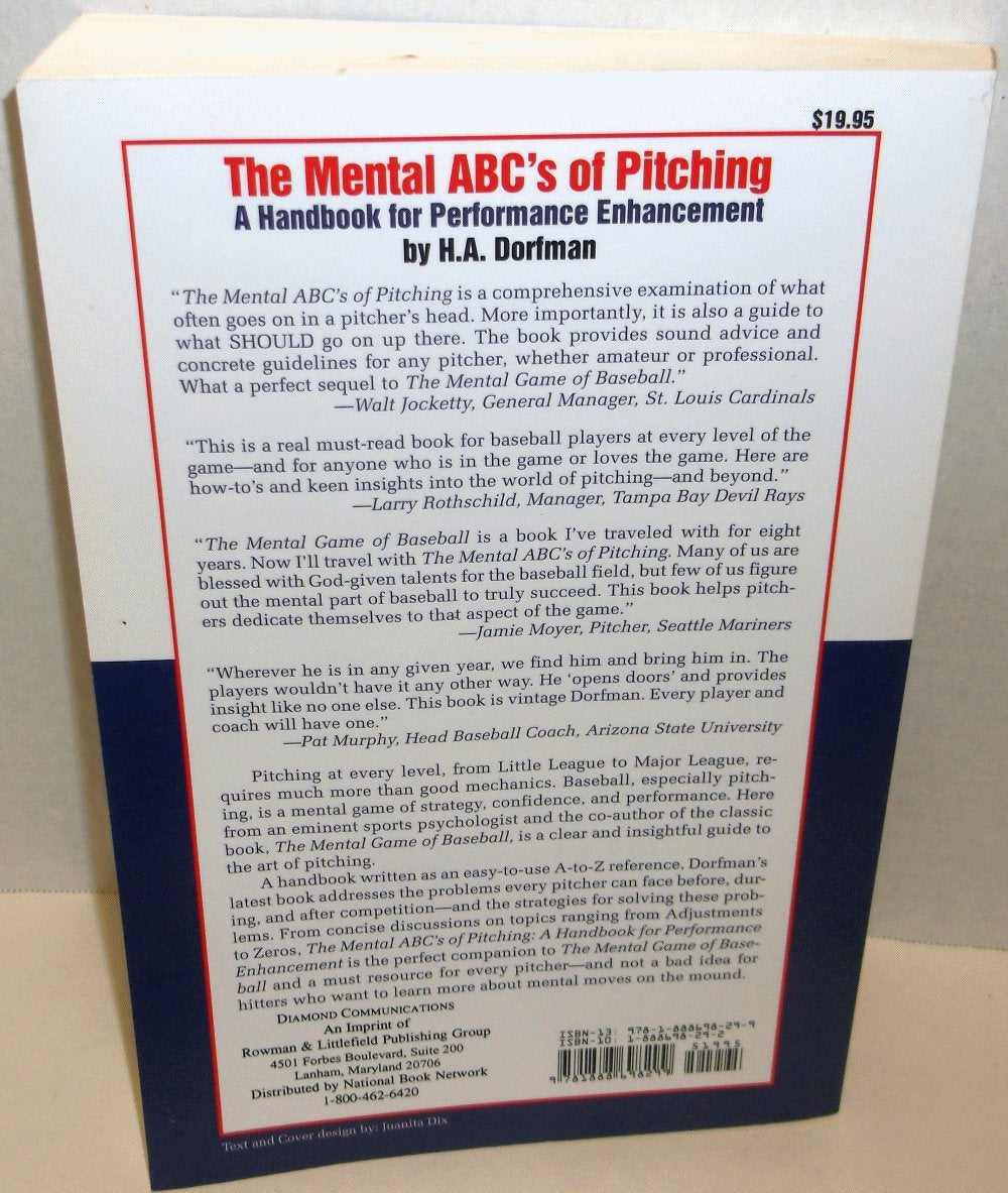 The Mental ABC's of Pitching: A Handbook for Performance Enhancement,Used