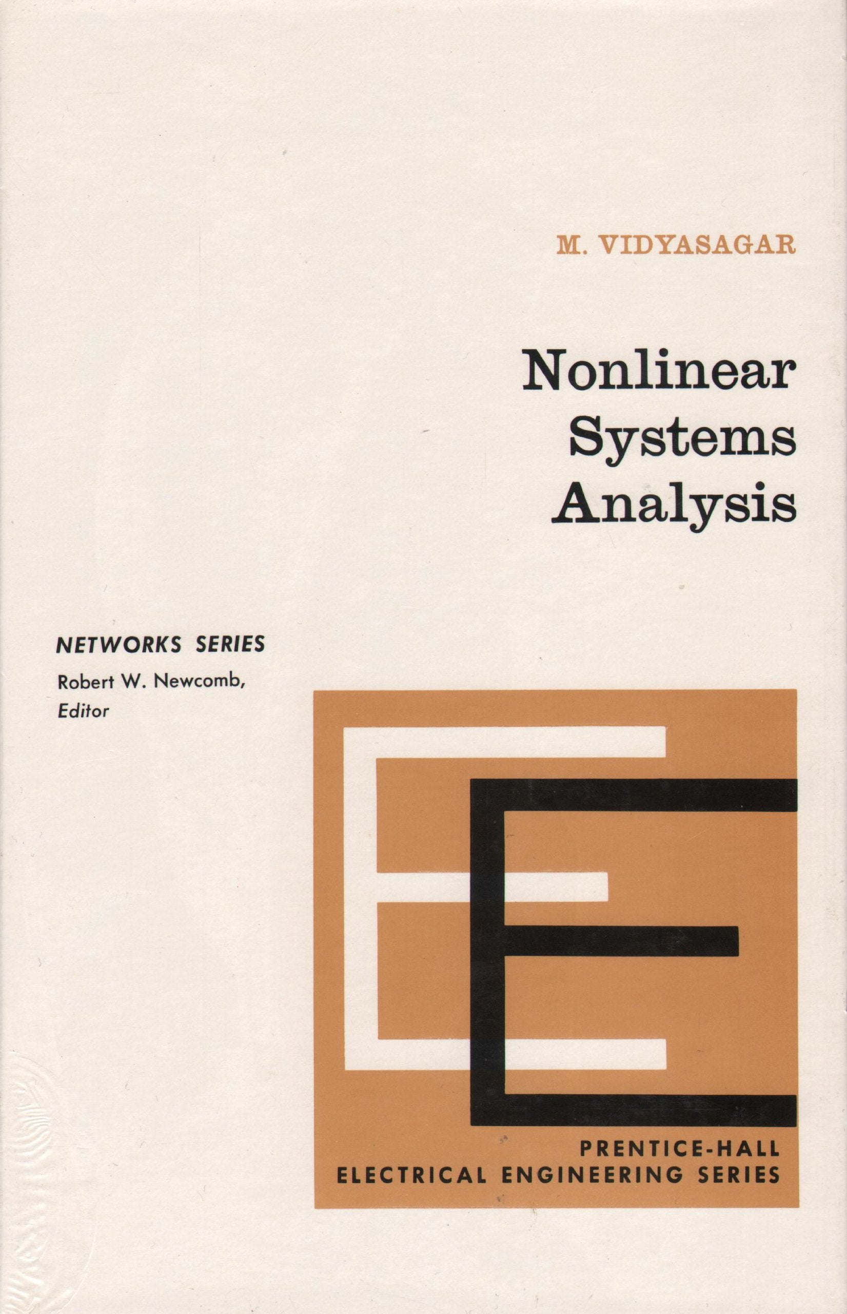 Nonlinear Systems Analysis (Prenticehall Network Series / Prenticehall Electrical Engineering Series),New