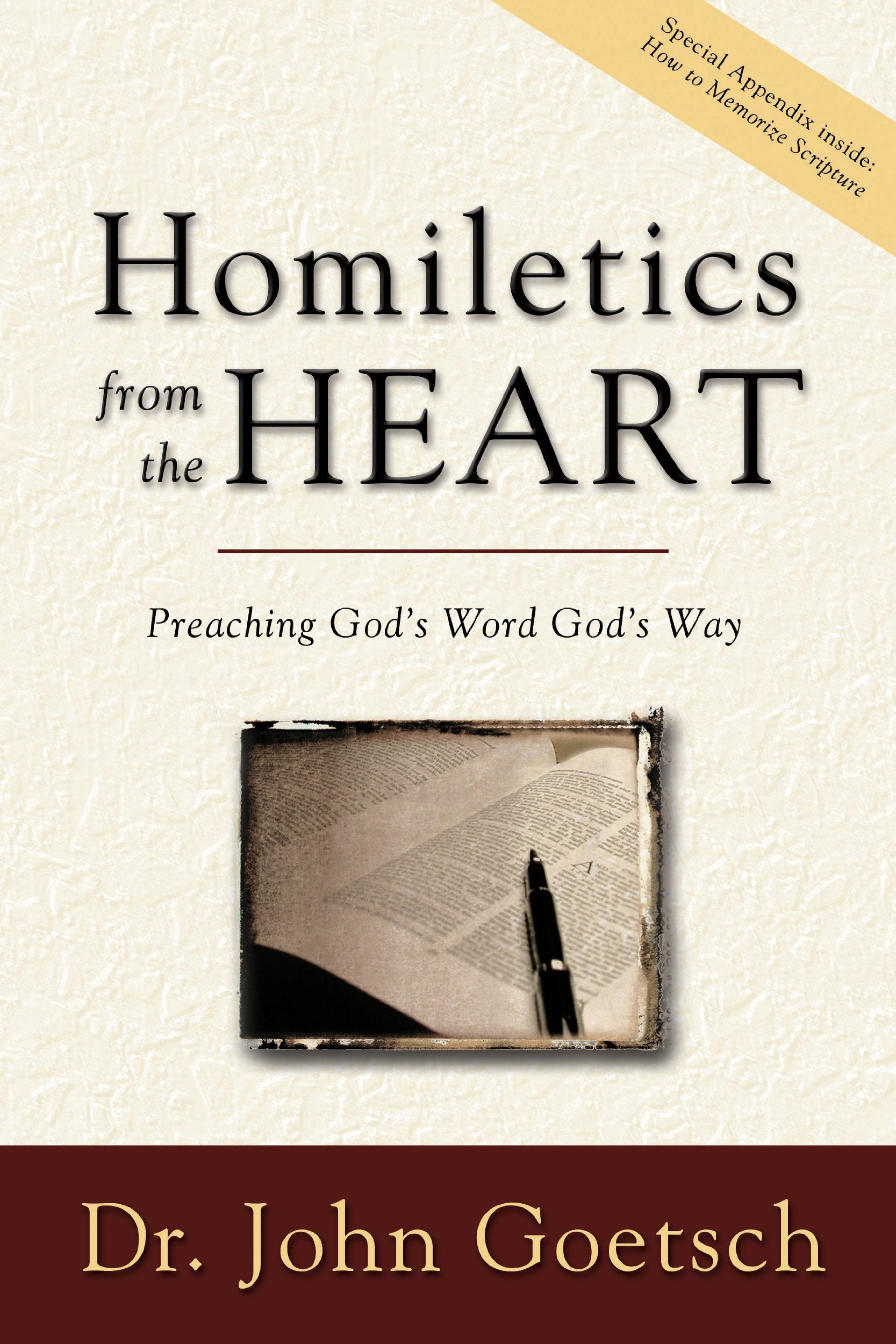 Homiletics from the Heart: Preaching God's Word God's Way,Used