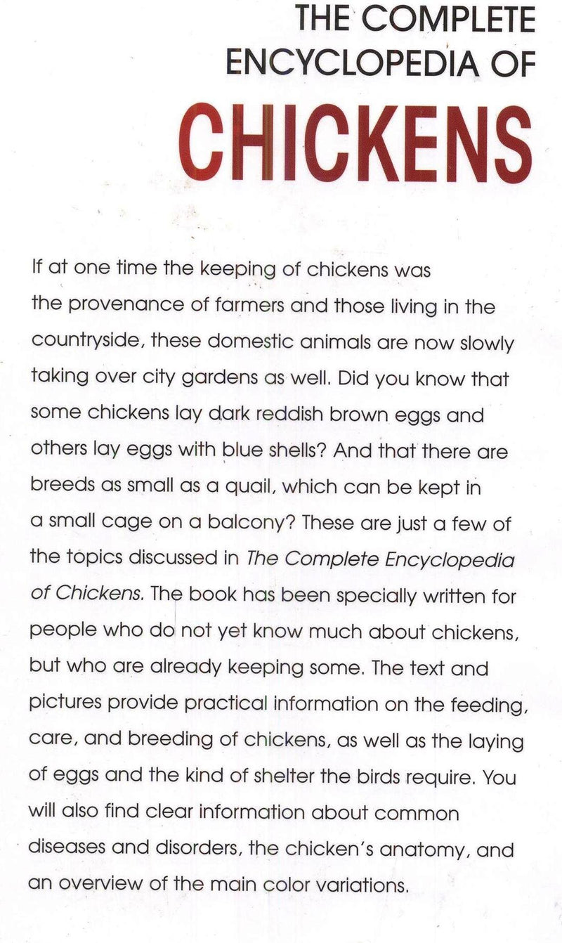 The Complete Encyclopedia Of Chickens,Used