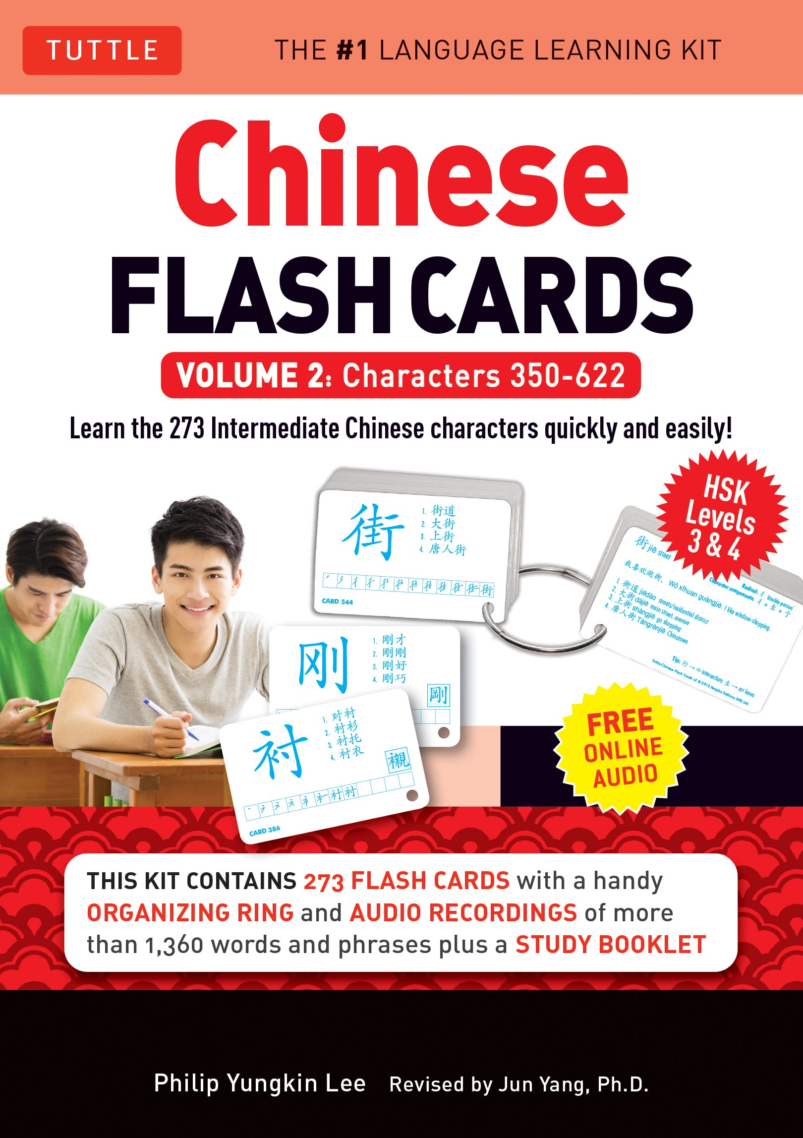 Chinese Flash Cards Kit Volume 2: HSK Levels 3 & 4 Intermediate Level: Characters 350622 (Online Audio Included),Used