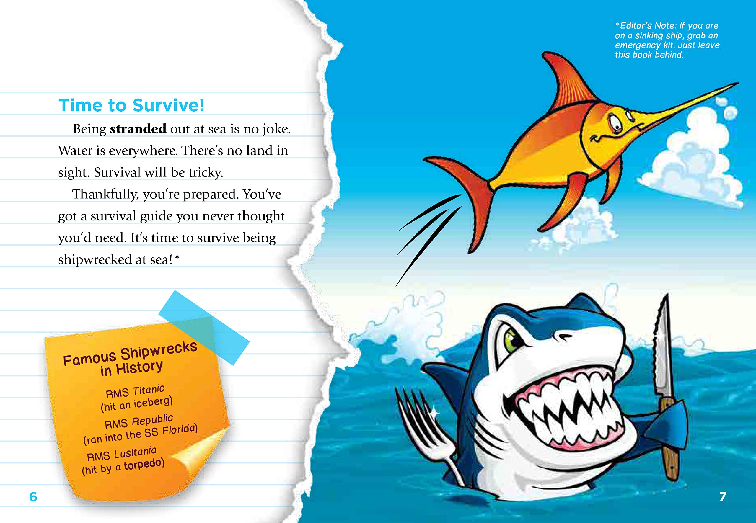 Surviving a Shipwreck at Sea (Survival Guides You Didn't Know You Needed),Used