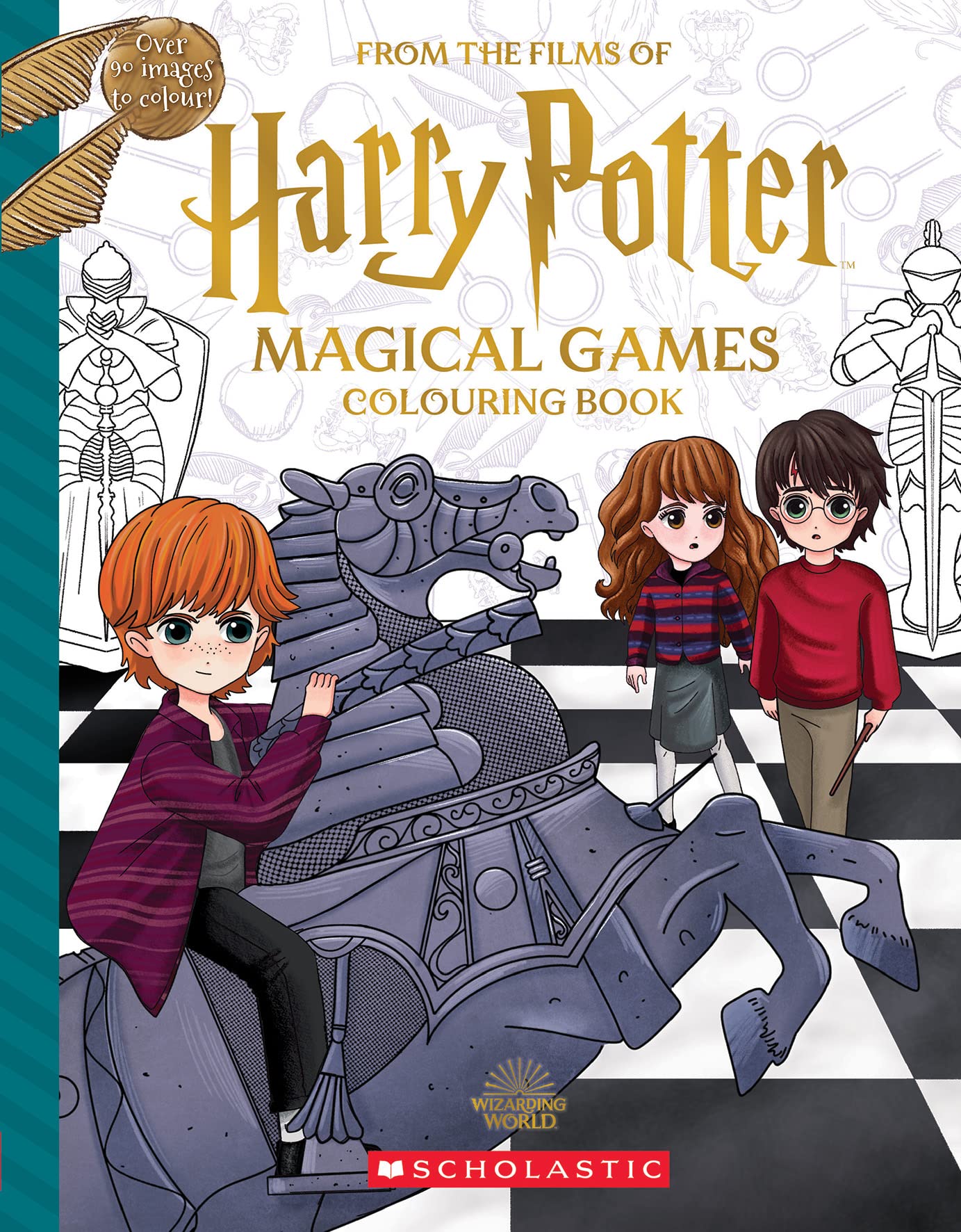 Magical Games Coloring Book (Harry Potter),Used