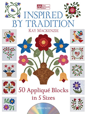 Inspired by Tradition: 50 Appliqu Blocks in 5 Sizes,Used