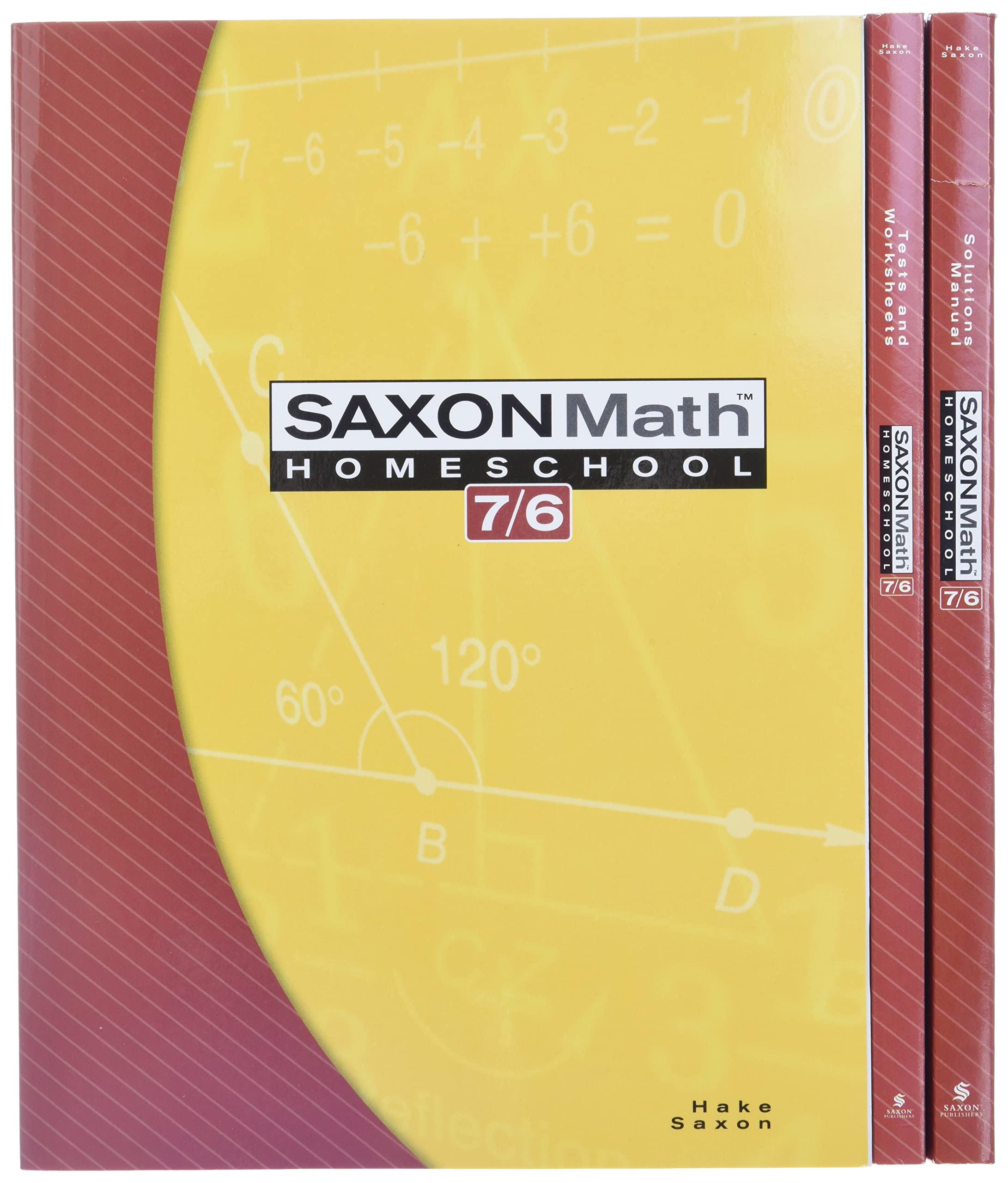 Math 7 / 6: Homeschool Set (Saxon Math 7/6),New