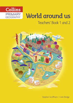 Collins Primary Geography Teachers Guide Book 1 & 2,Used