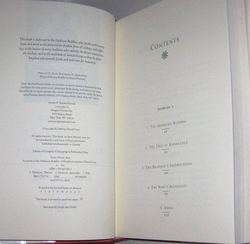 Tarcher In Search of the Medicine Buddha: A Himalayan Journey Book