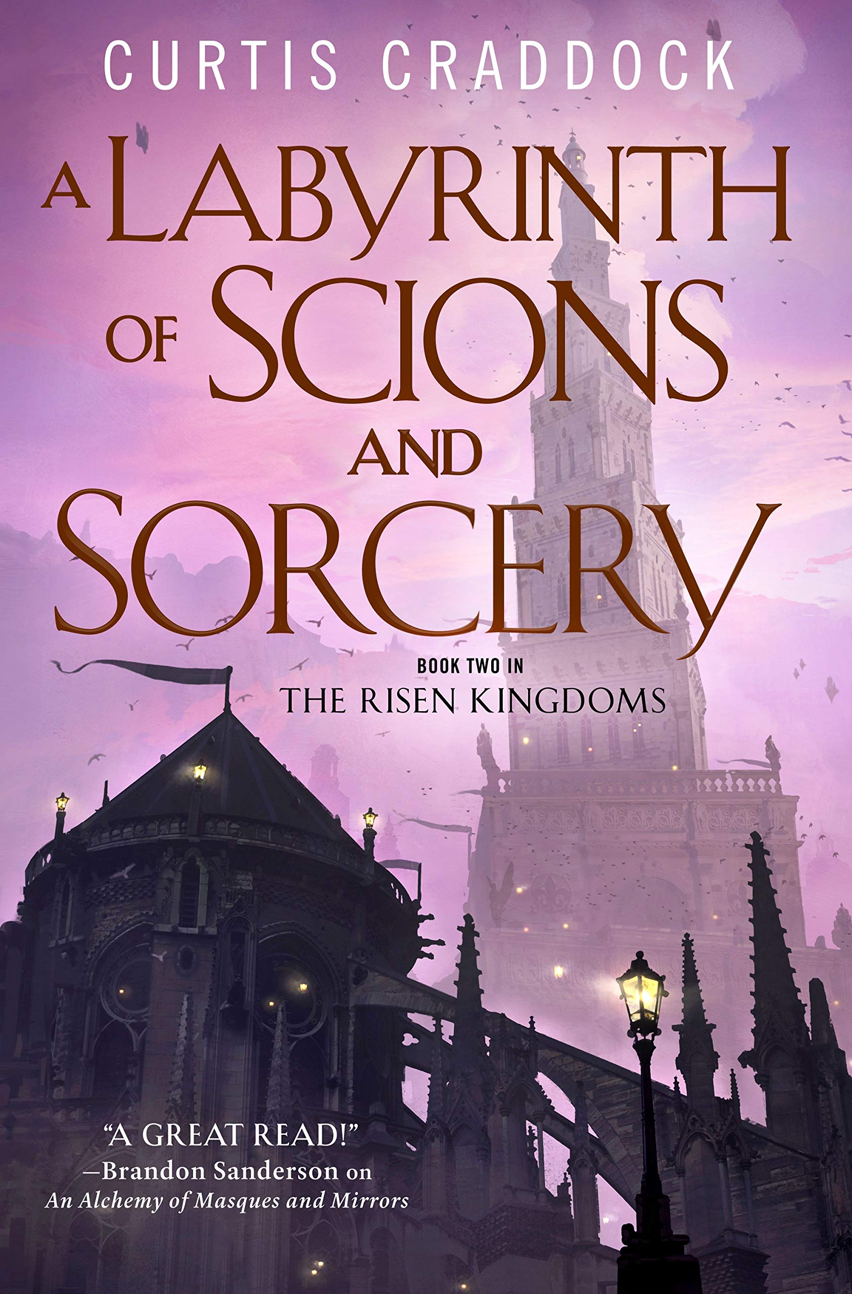 A Labyrinth Of Scions And Sorcery: Book Two In The Risen Kingdoms (The Risen Kingdoms, 2)