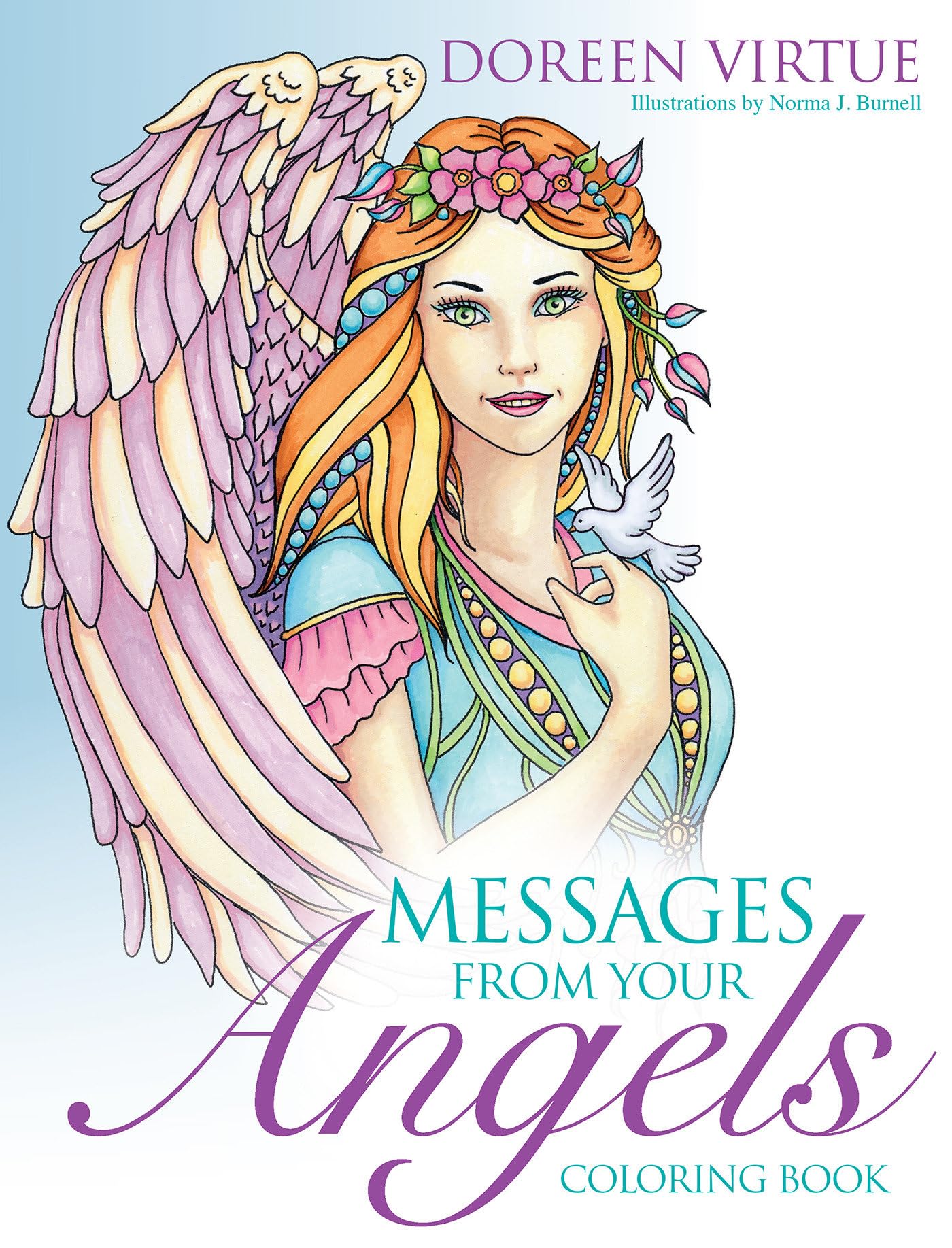 Messages from Your Angels Coloring Book,Used