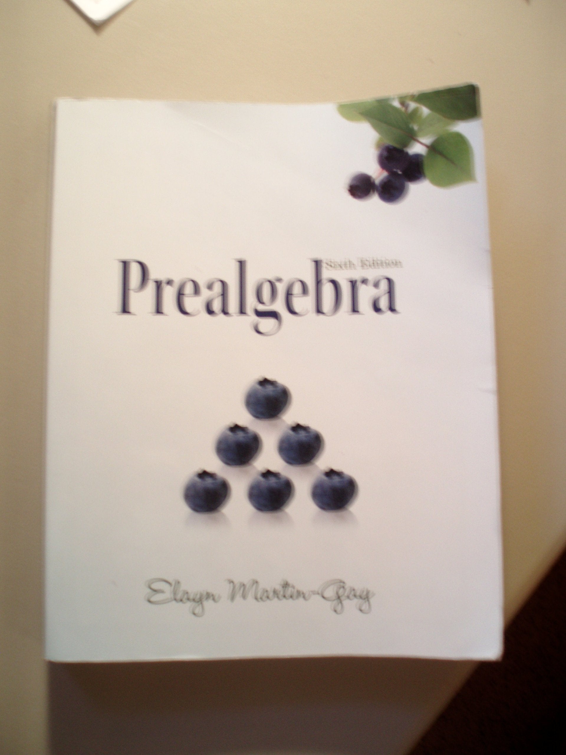 Prealgebra (The MartinGay Paperback Series),Used