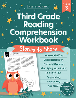 The 3rd Grade Reading Comprehension Workbook for Kids: Fun and Engaging Stories and Activities to Foster a Love of Literature an,Used