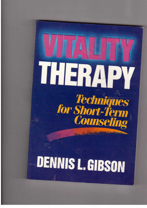 Vitality Therapy: Techniques for ShortTerm Counseling,Used