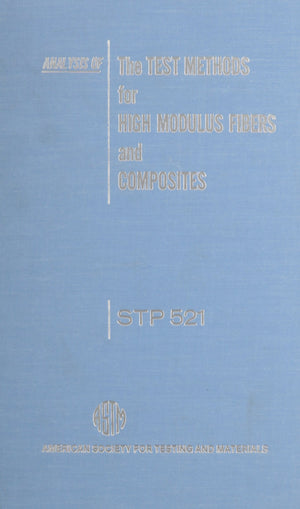 Analysis Of The Test Methods For High Modulus Fibers And Composites/Stp 521,Used