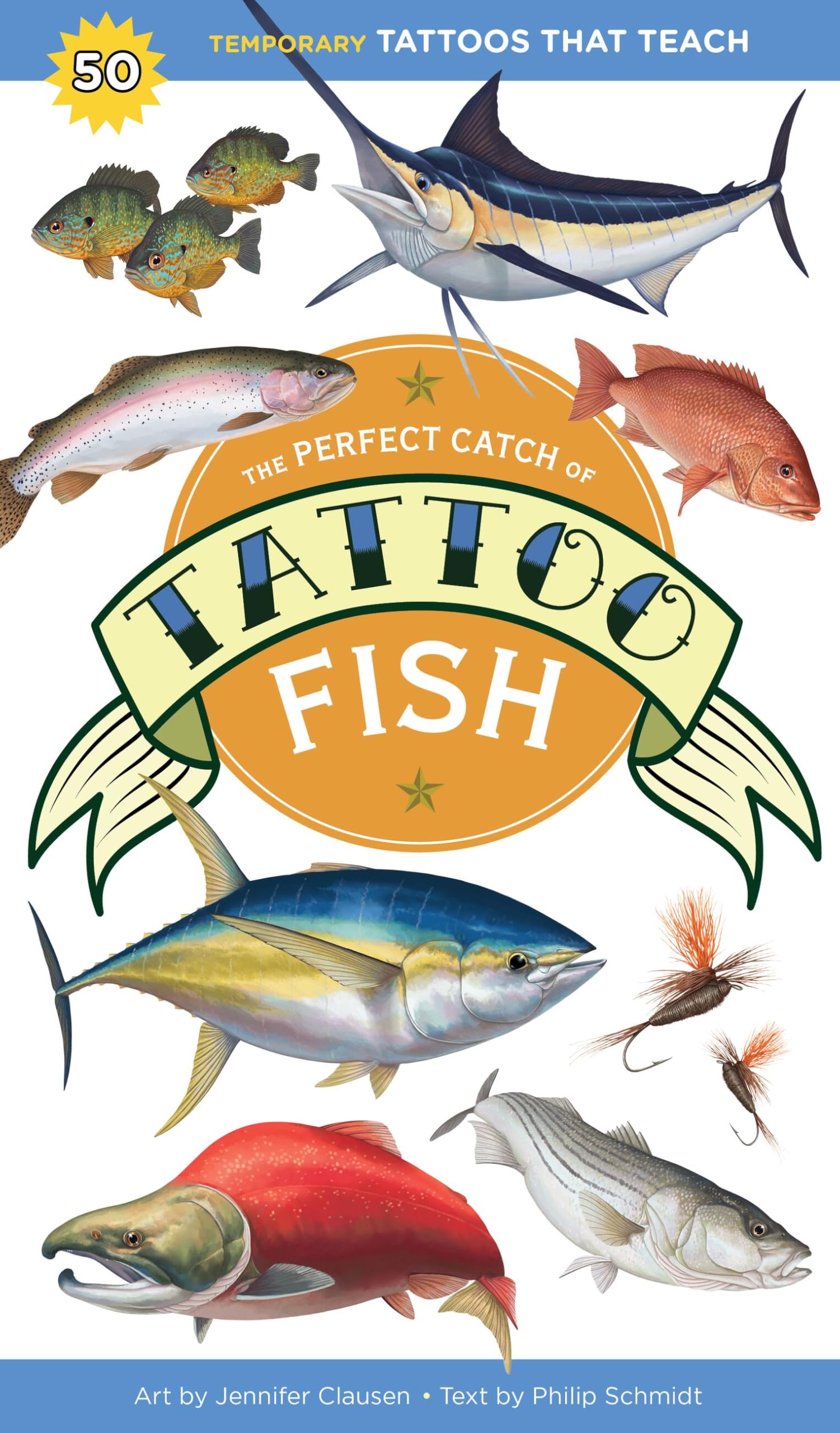 The Perfect Catch Of Tattoo Fish: 50 Temporary Tattoos That Teach