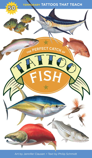 The Perfect Catch Of Tattoo Fish: 50 Temporary Tattoos That Teach