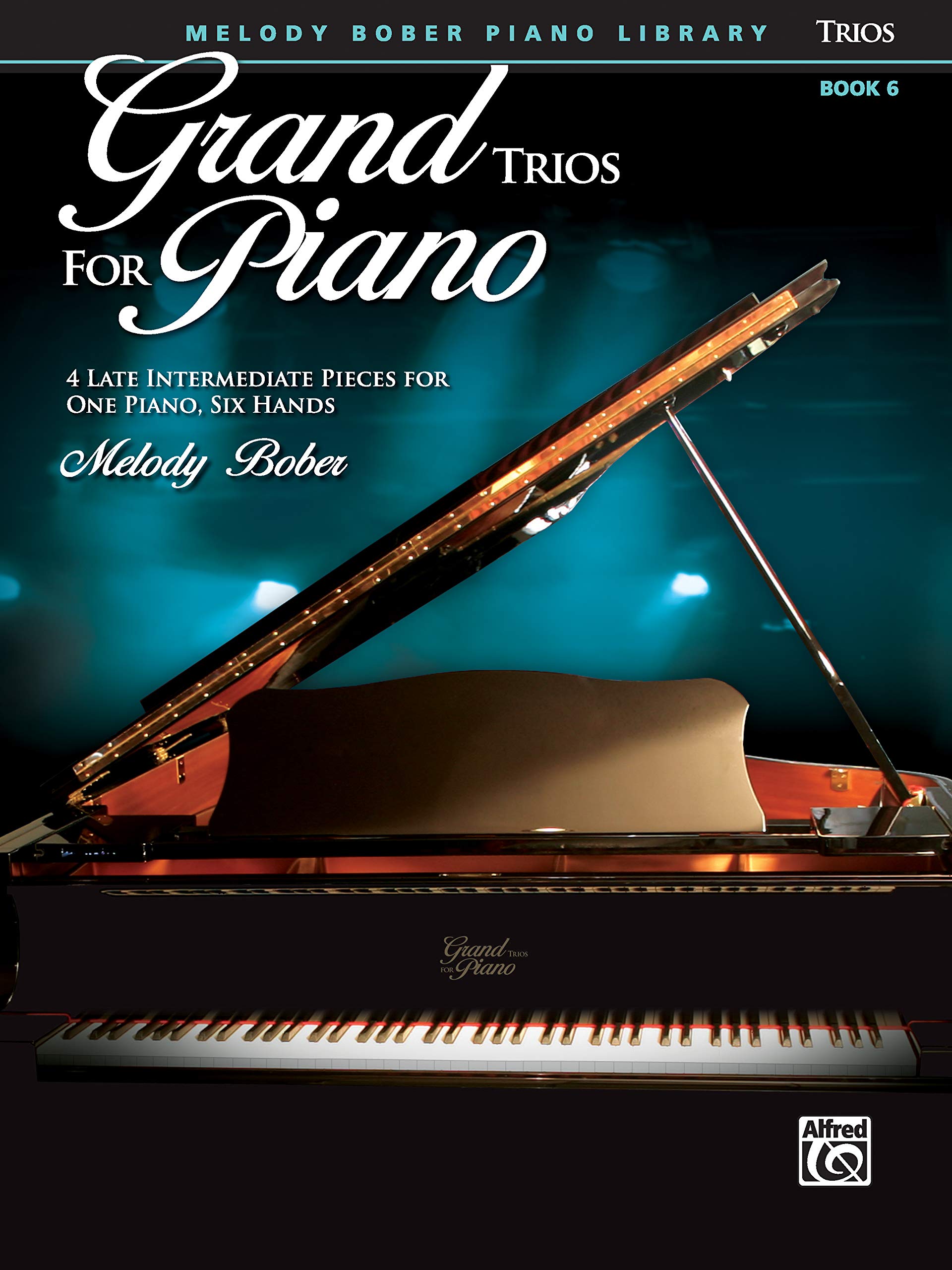 Grand Trios for Piano, Bk 6: 4 Late Intermediate Pieces for One Piano, Six Hands,Used
