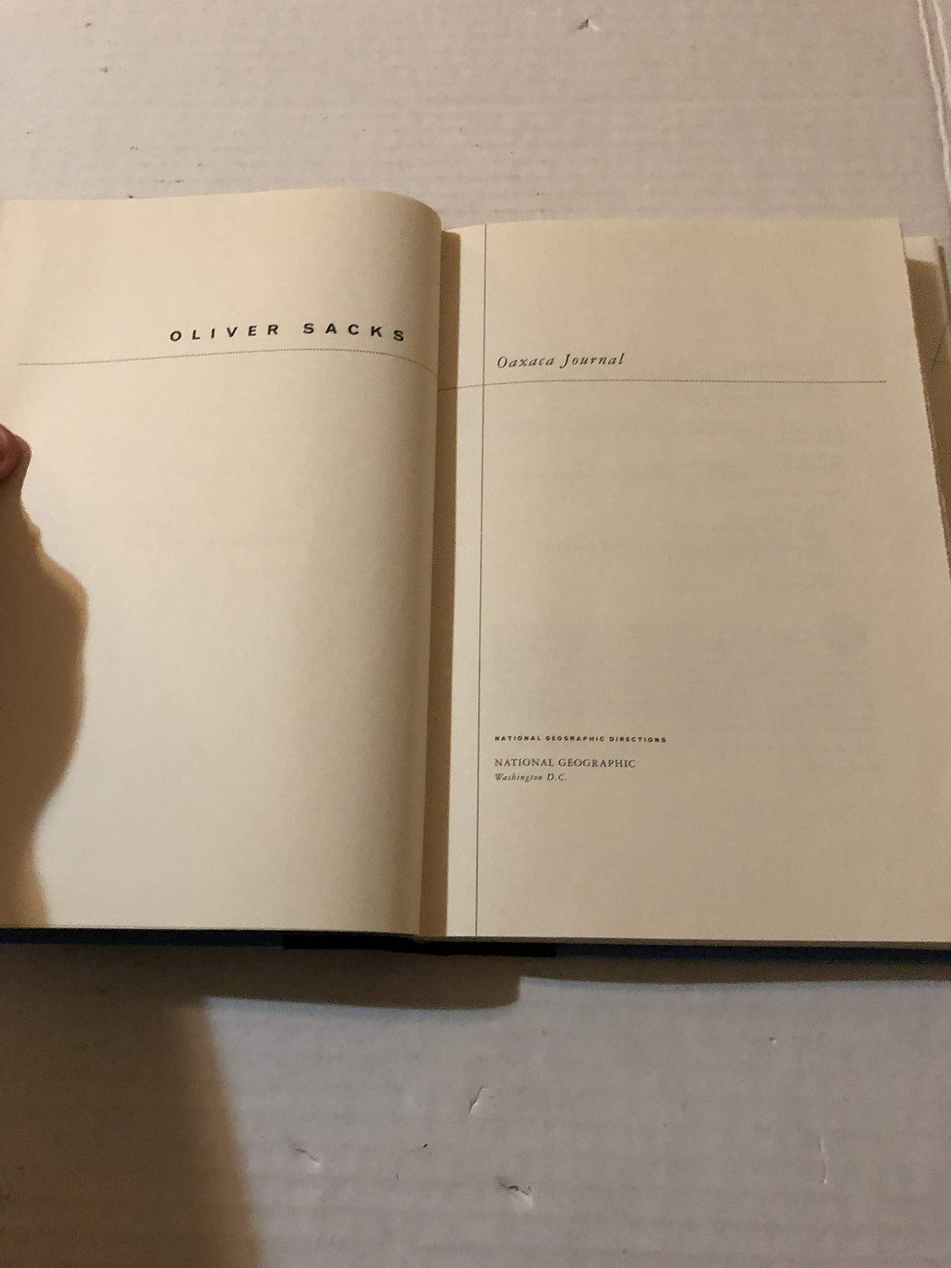 Oaxaca Journal (National Geographic Directions),Used