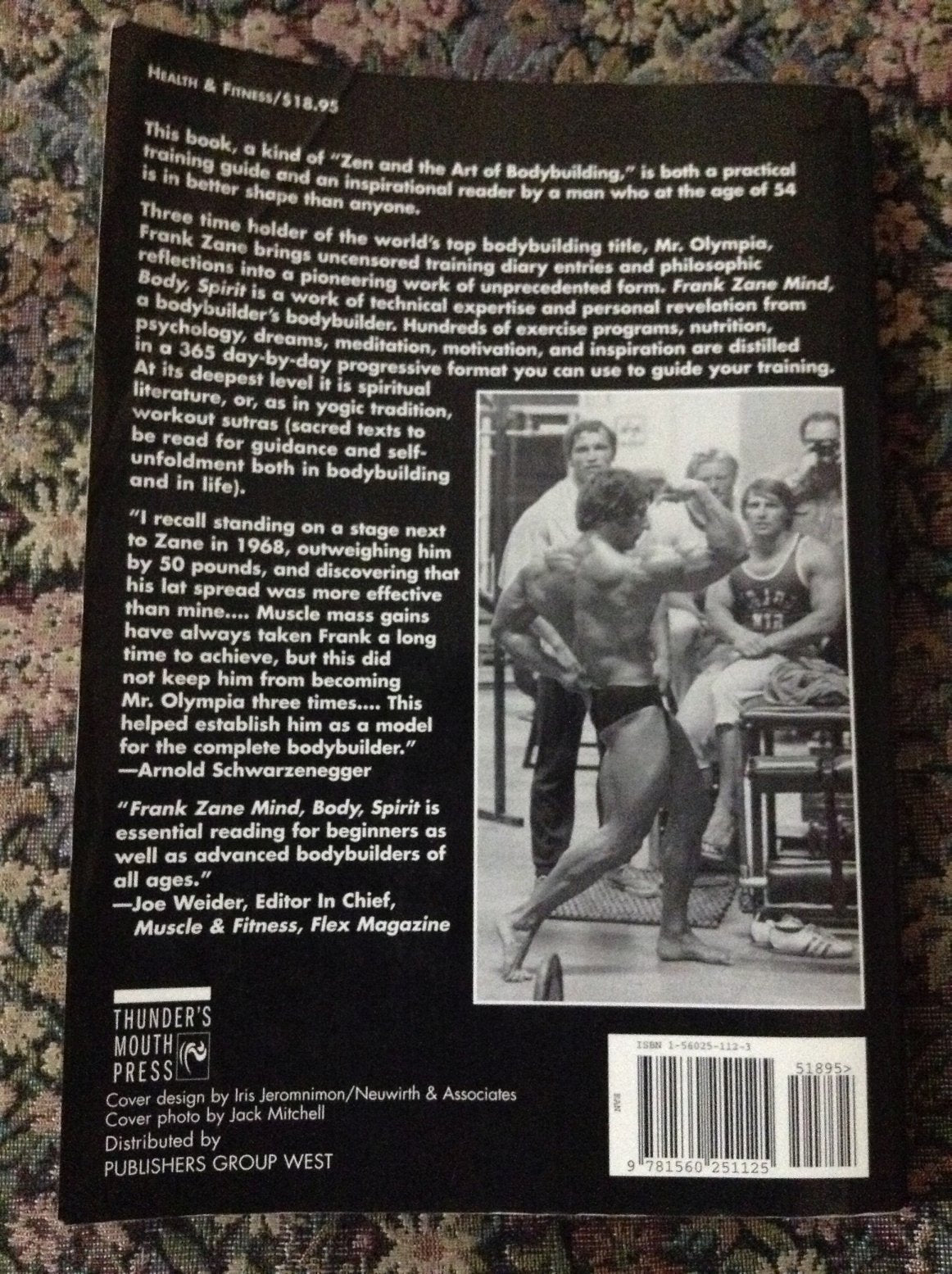 Frank Zane Mind, Body, Spirit: The Personal Training Diaries,Used
