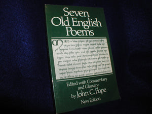 Seven Old English Poems (Norton Paperback),New