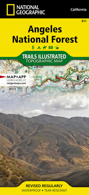 Angeles National Forest Map (National Geographic Trails Illustrated Map, 811),Used