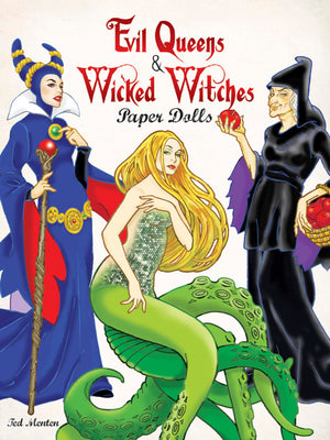 Evil Queens and Wicked Witches Paper Dolls,Used