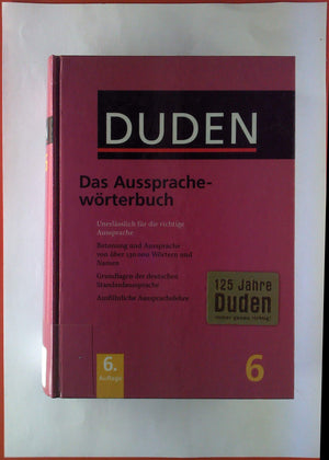 Duden Ausspracheworterbuch: Worterbuch der Deutschen Standardaussprache (Beitrage Zur Betriebswirtschaftlichen Forschung) (Germa,Used