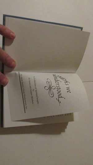 As We Understood,Used