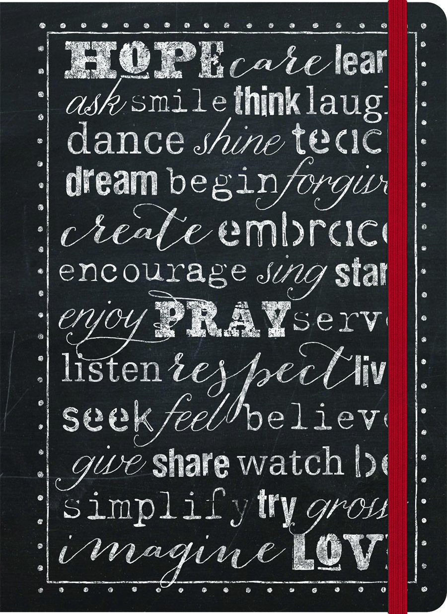Hope, Pray, Love Inspirational Message Blank Journals: Impulse Journals