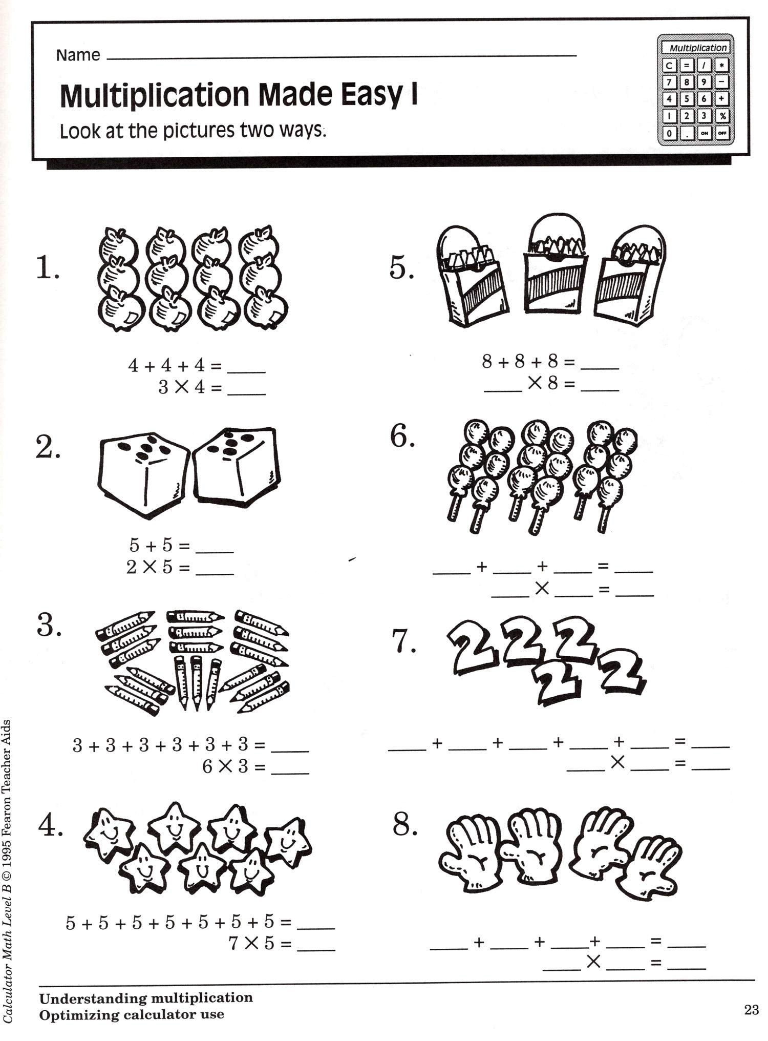 Calculator Math, Level B: Multiplication, Division, Estimation, Problem Solving, Number Games And More!