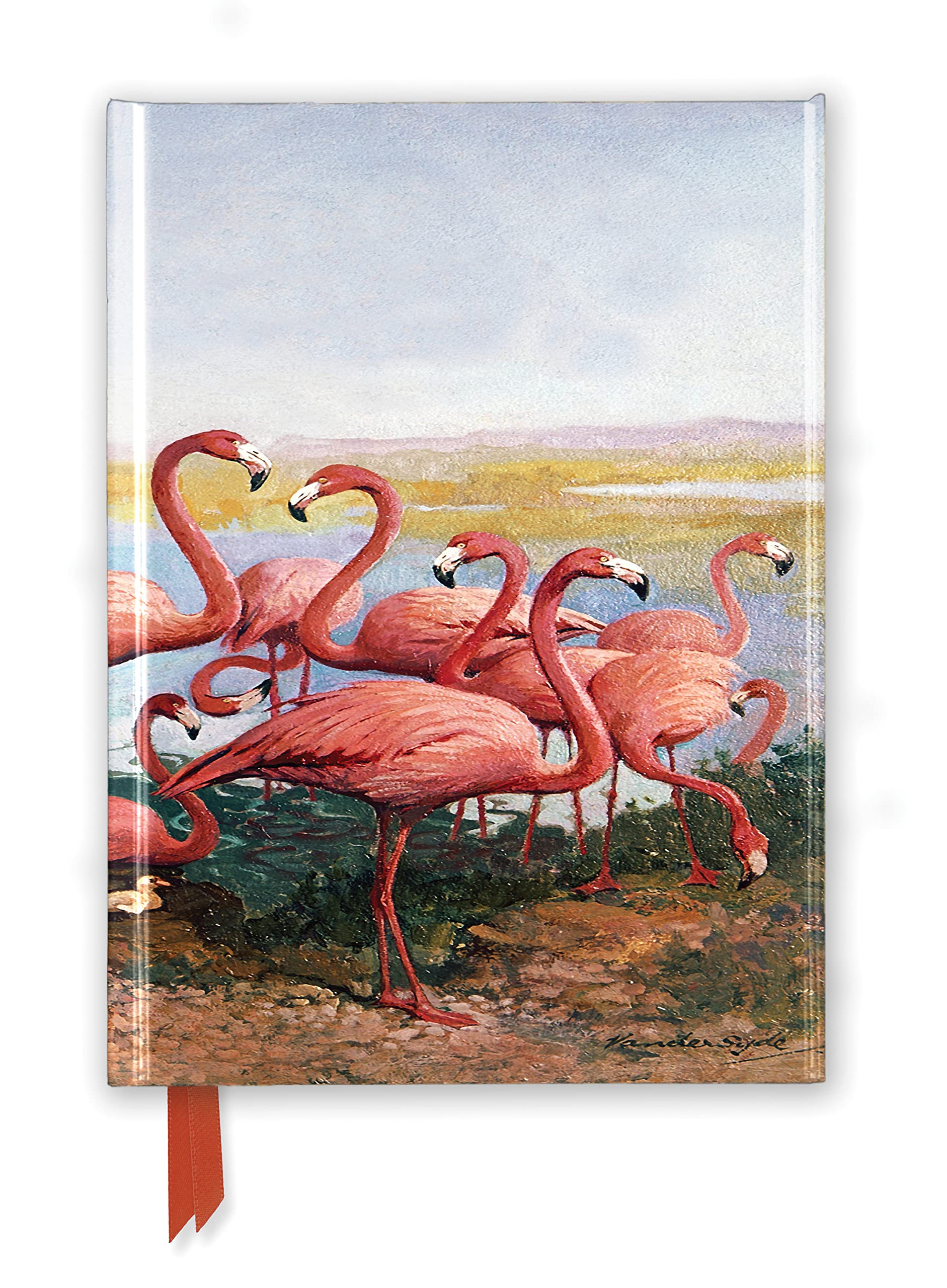 Gerritt Vandersyde: Flamingoes (Foiled Journal) (Flame Tree Notebooks),Used