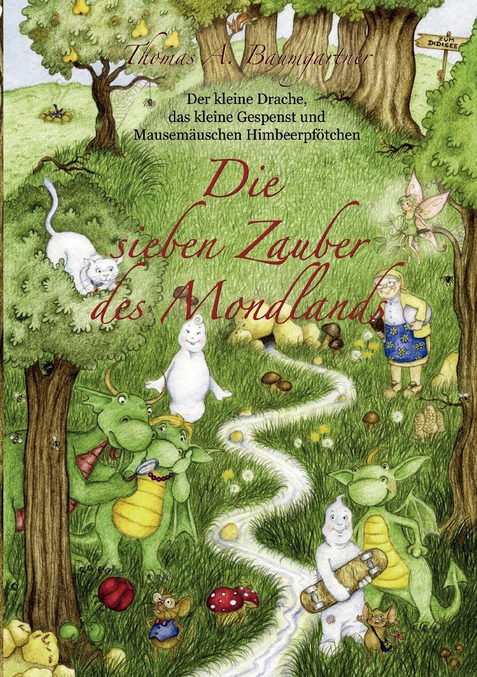 Das kleine Gespenst, der kleine Drache und Mausemuschen Himbeerpftchen: Die sieben Zauber des Mondlands (German Edition),Used