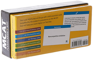 Kaplan MCAT Flashcards + App (Kaplan Test Prep),Used
