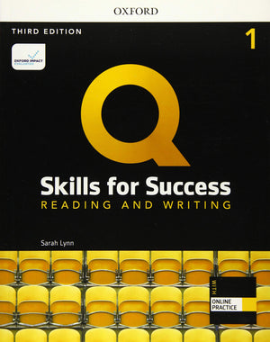 Q Skills For Success Reading And Writing, 1St Level 3Rd Edition Student Book And Iq Online Access,New