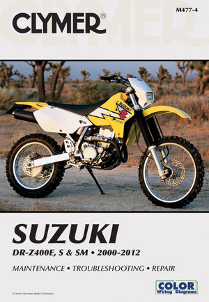 Suzuki DRZ400E, S & SM Manual 20002012 (Clymer Motorcycle Repair),Used