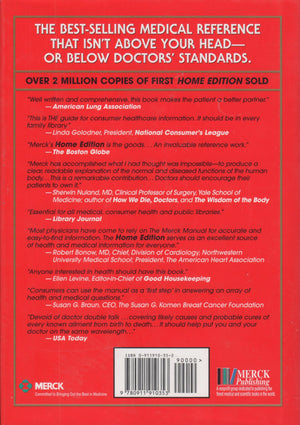 The Merck Manual Of Medical Information, Second Edition: The World'S Most Widely Used Medical Reference  Now In Everyday Langua,Used
