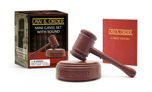 Law & Order: Mini Gavel Set With Sound (Rp Minis)