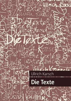 Die Texte (German Edition),Used