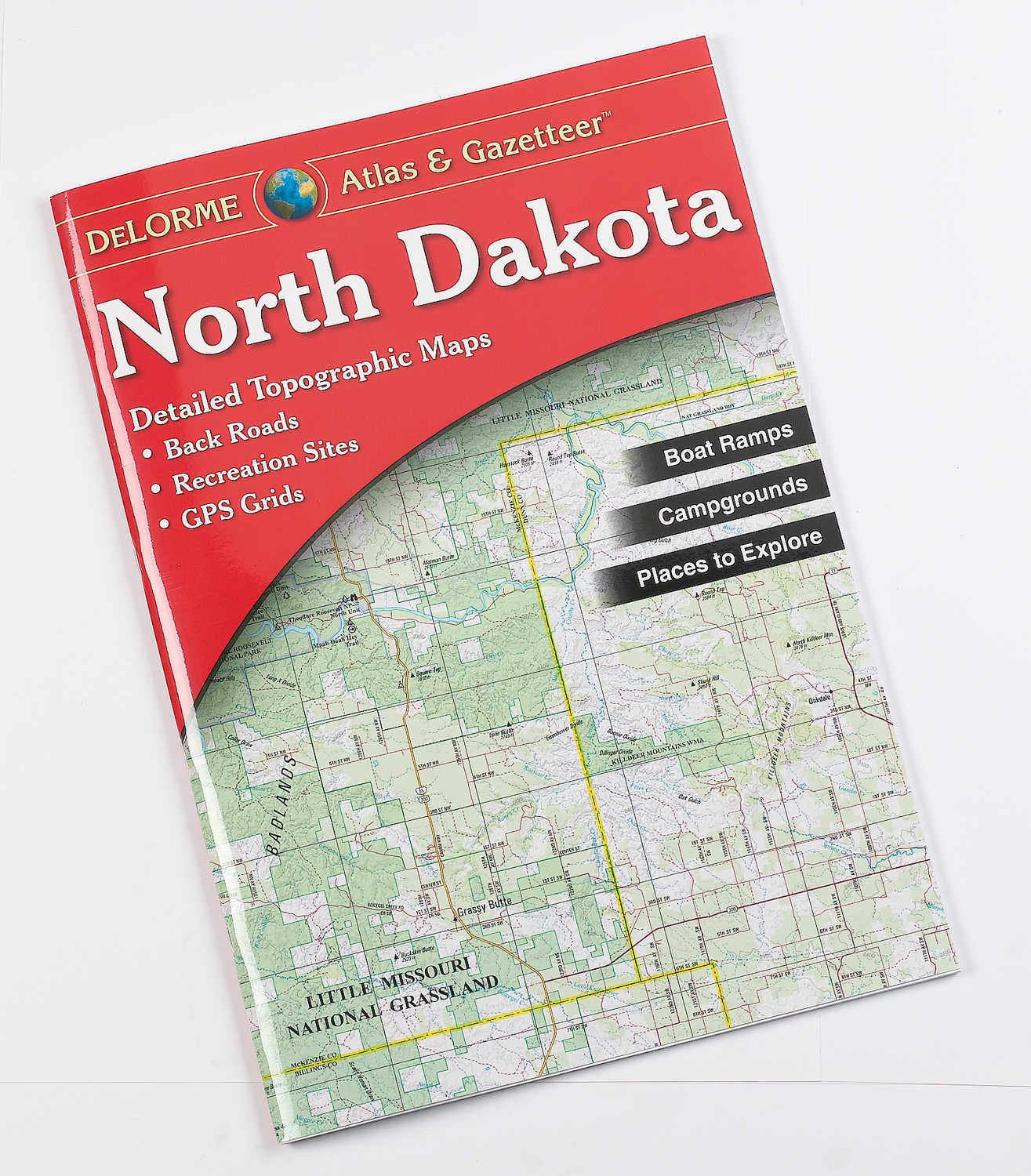North Dakota Atlas & Gazetteer (Delorme Atlas & Gazetteer),Used