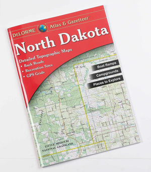 North Dakota Atlas & Gazetteer (Delorme Atlas & Gazetteer),Used