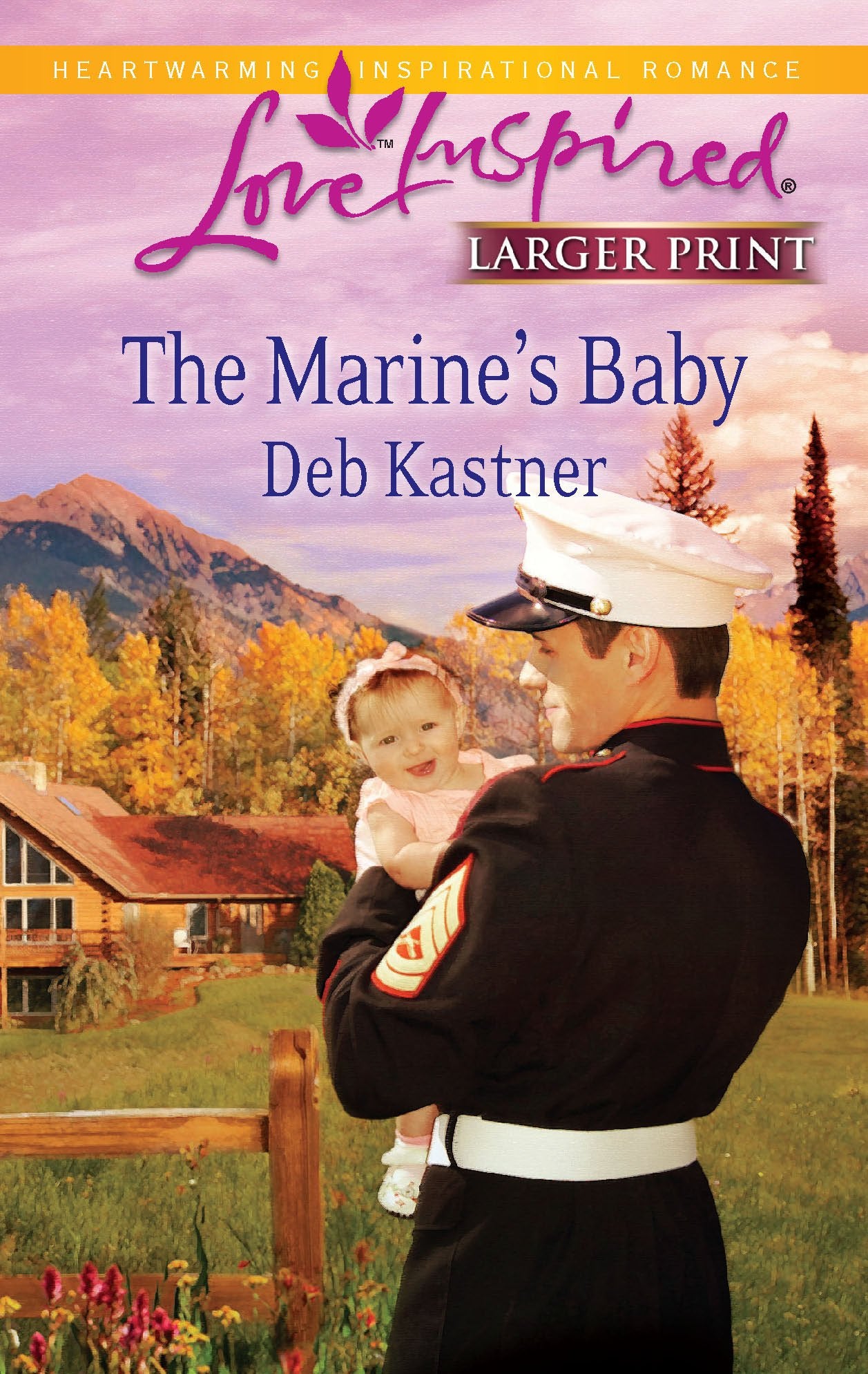 The Marine's Baby (Love Inspired Large Print),Used