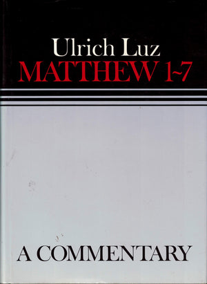 Matthew 17: A Commentary,New