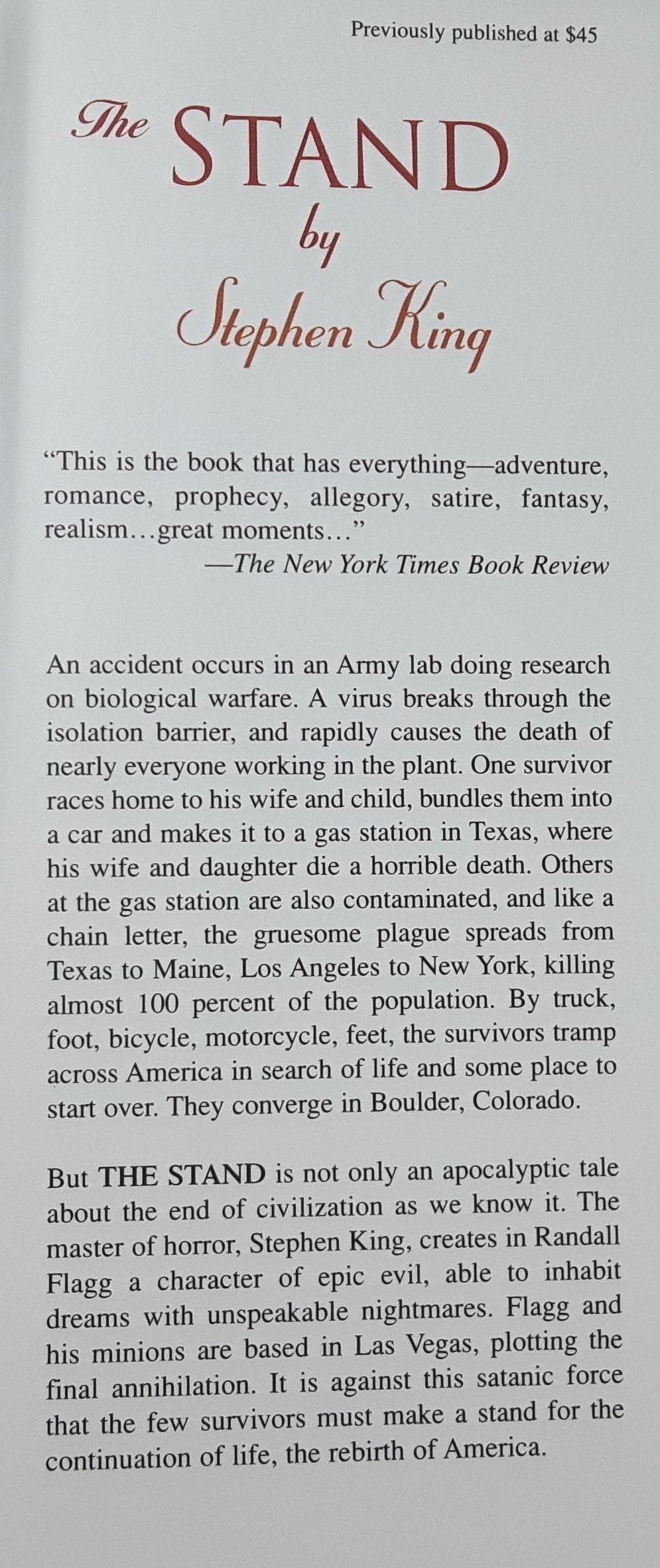 The Stand (Modern Classics),New