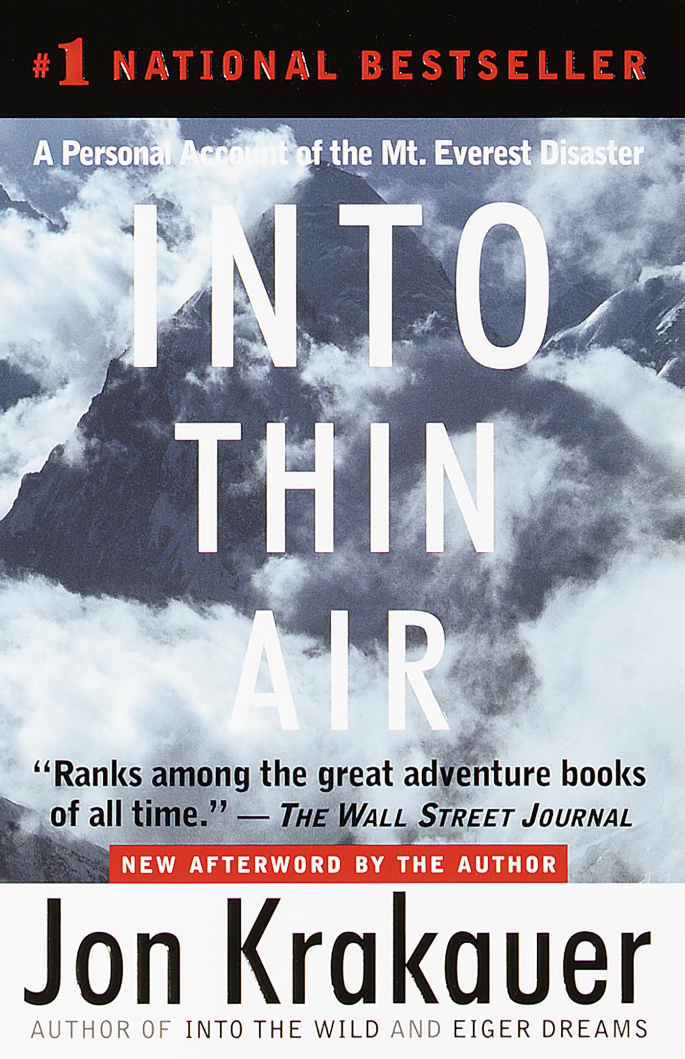 Into Thin Air: A Personal Account Of The Mt. Everest Disaster,Used