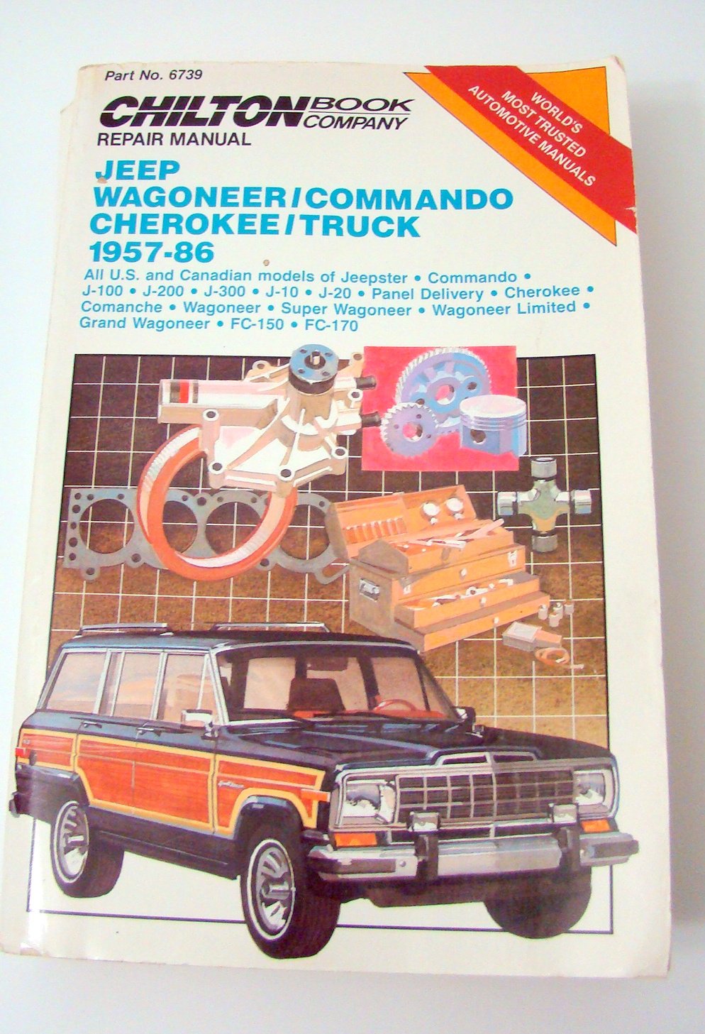 Chilton's Repair Manual Jeep Wagoneer/Commando Cherokee/Truck 195786,New