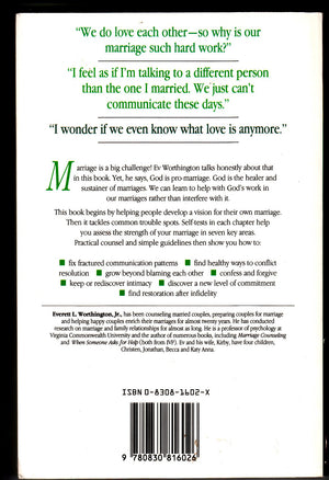 Hope for Troubled Marriages: Overcoming Common Problems & Major Difficulties (People Helper Books),Used