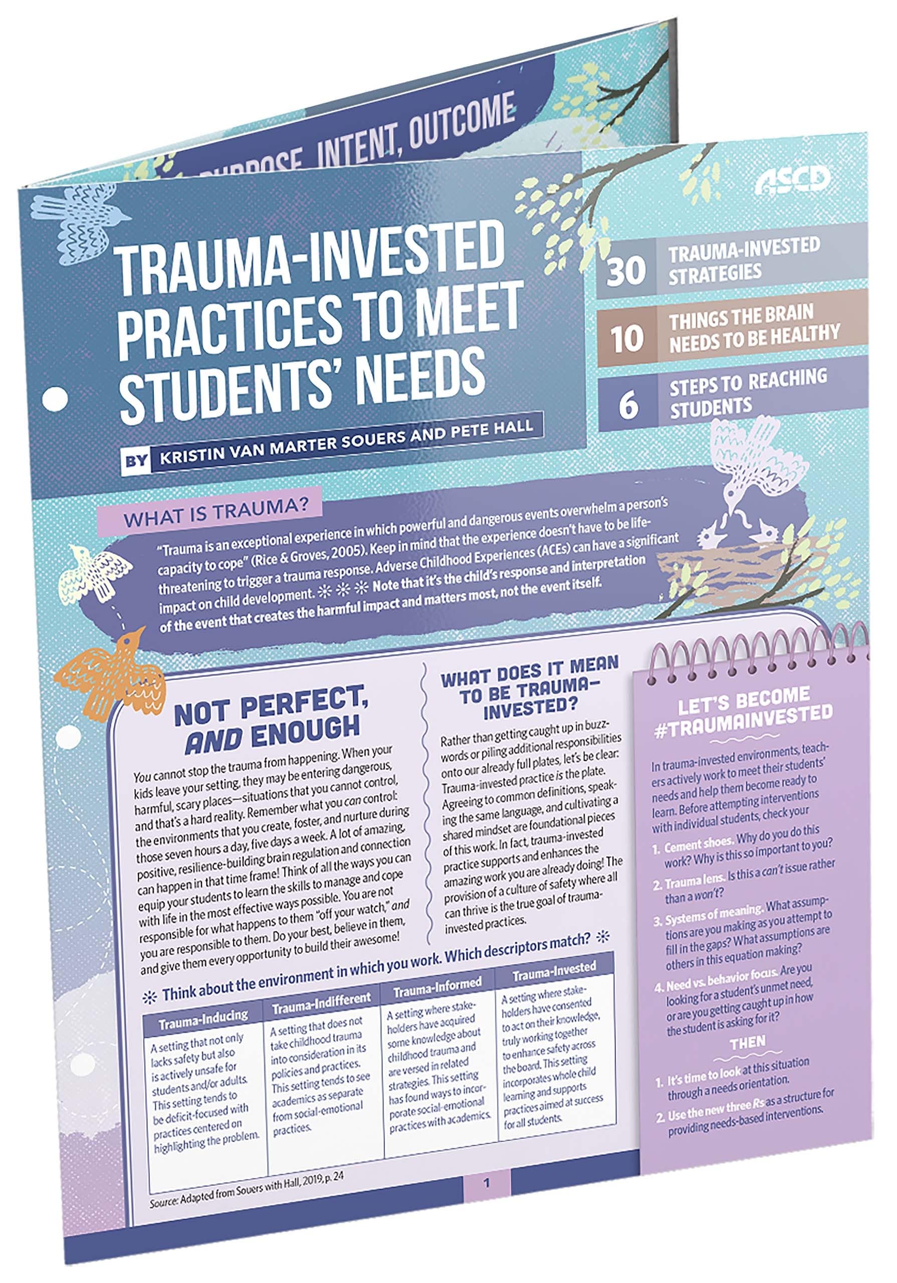 TraumaInvested Practices to Meet Students' Needs (Quick Reference Guide),Used