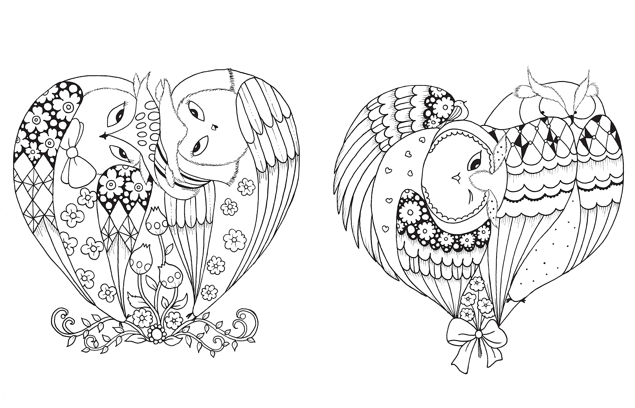 A Million Owls: Fine Feathered Friends To Color (Volume 5) (A Million Creatures To Color) (Volume 4)