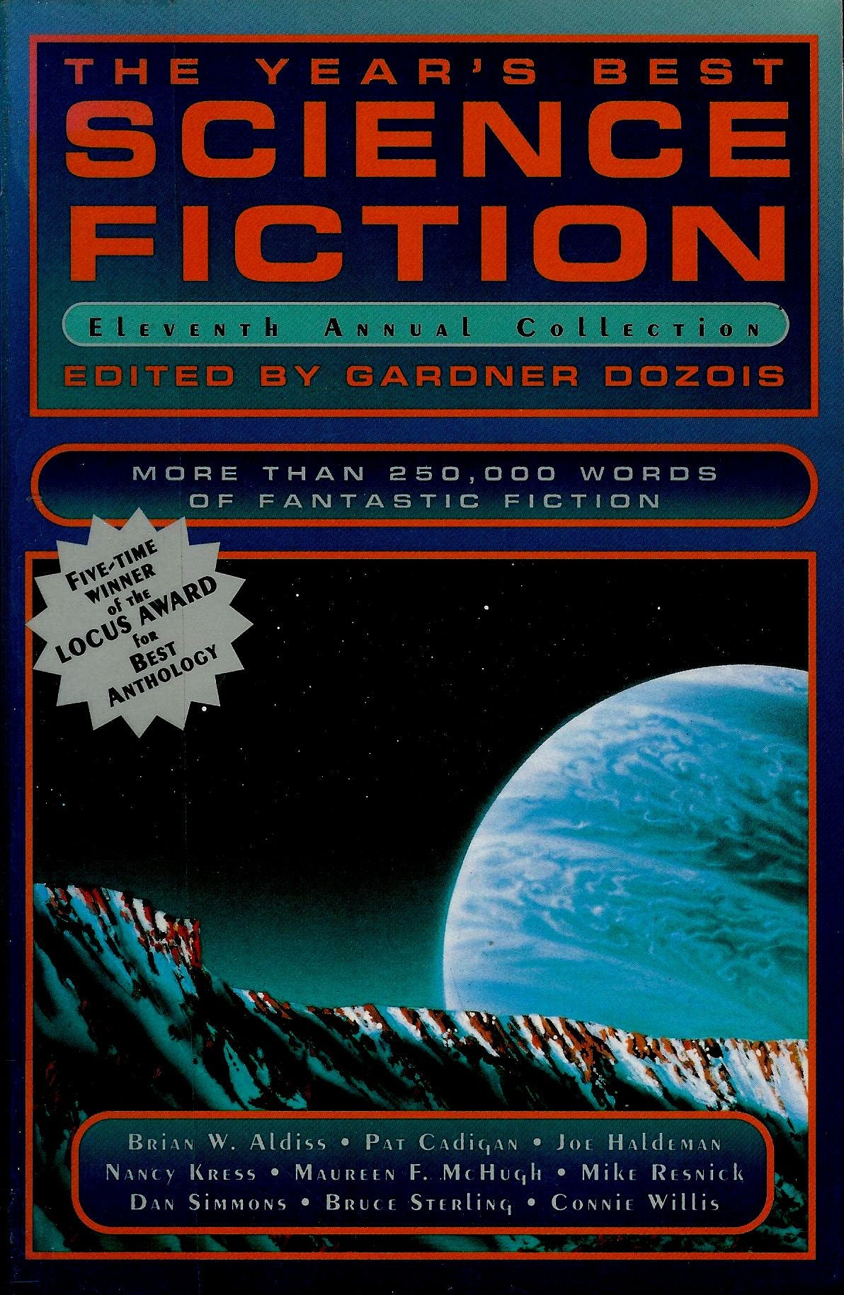 The Year's Best Science Fiction: Eleventh Annual Collection,Used